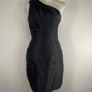 ABS Off the Shoulder Bodycon Pleated Mini Dress